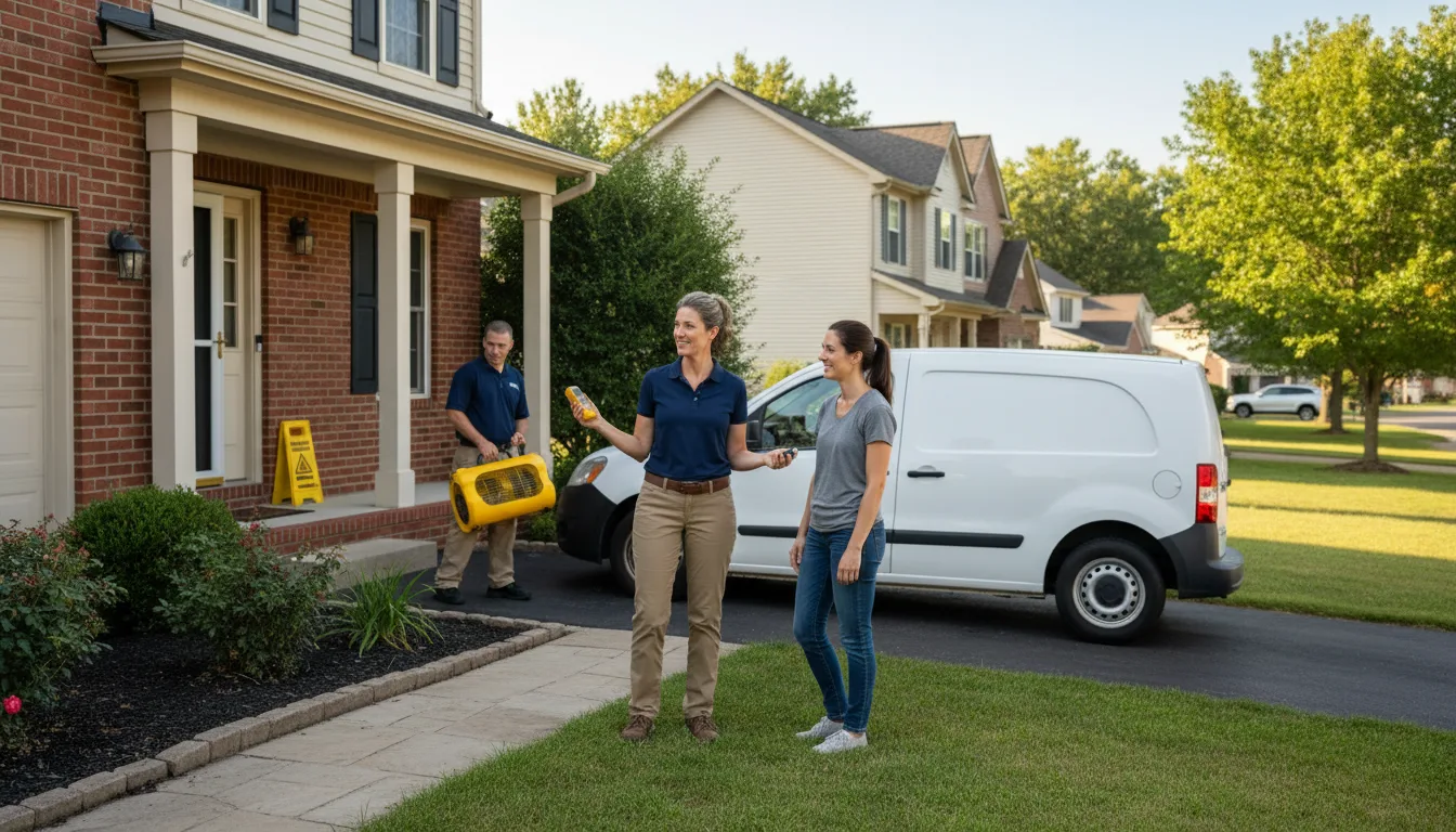 Water restoration image for Dehumidification And Cleanup Services in Daleville, AL